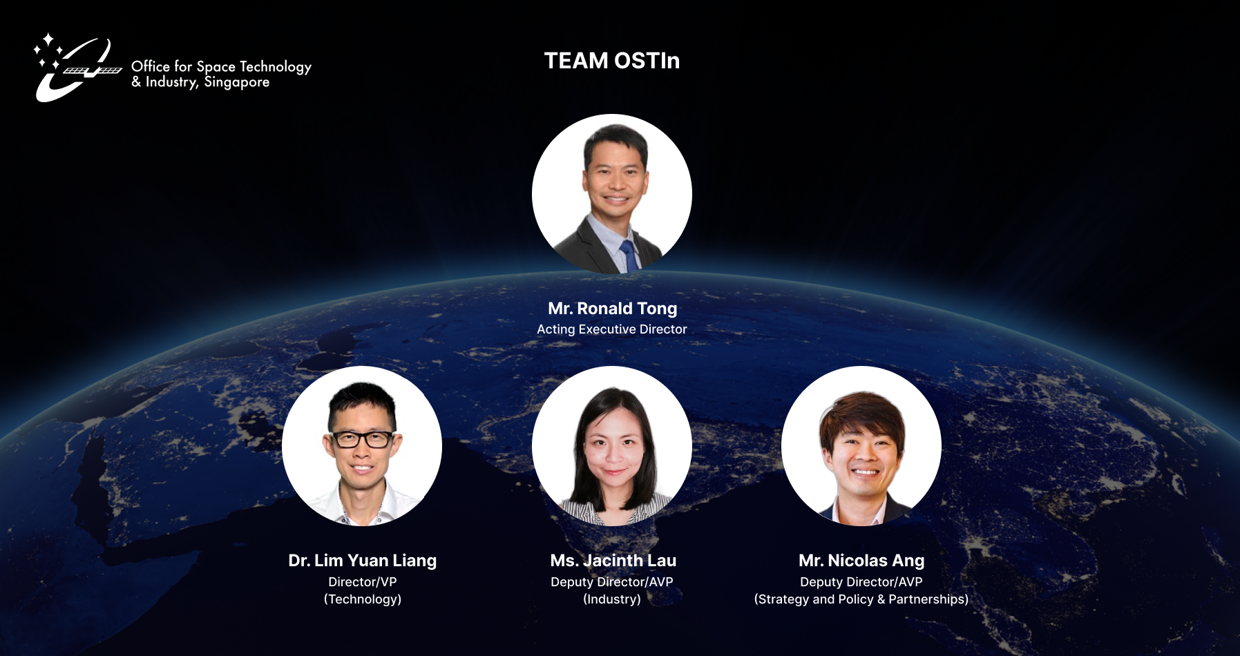 Acting ED Ronald Tong, Team leads, Dr.Lim, Ms. Jacinth, and Mr. Nicolas